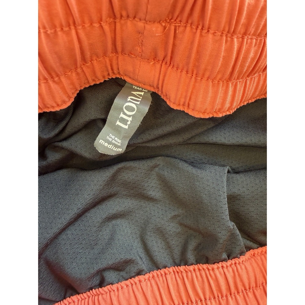 Vuori Womens Clementine Orange Grapefruit Running Workout Lined Shorts Sz M - Picture 4 of 6